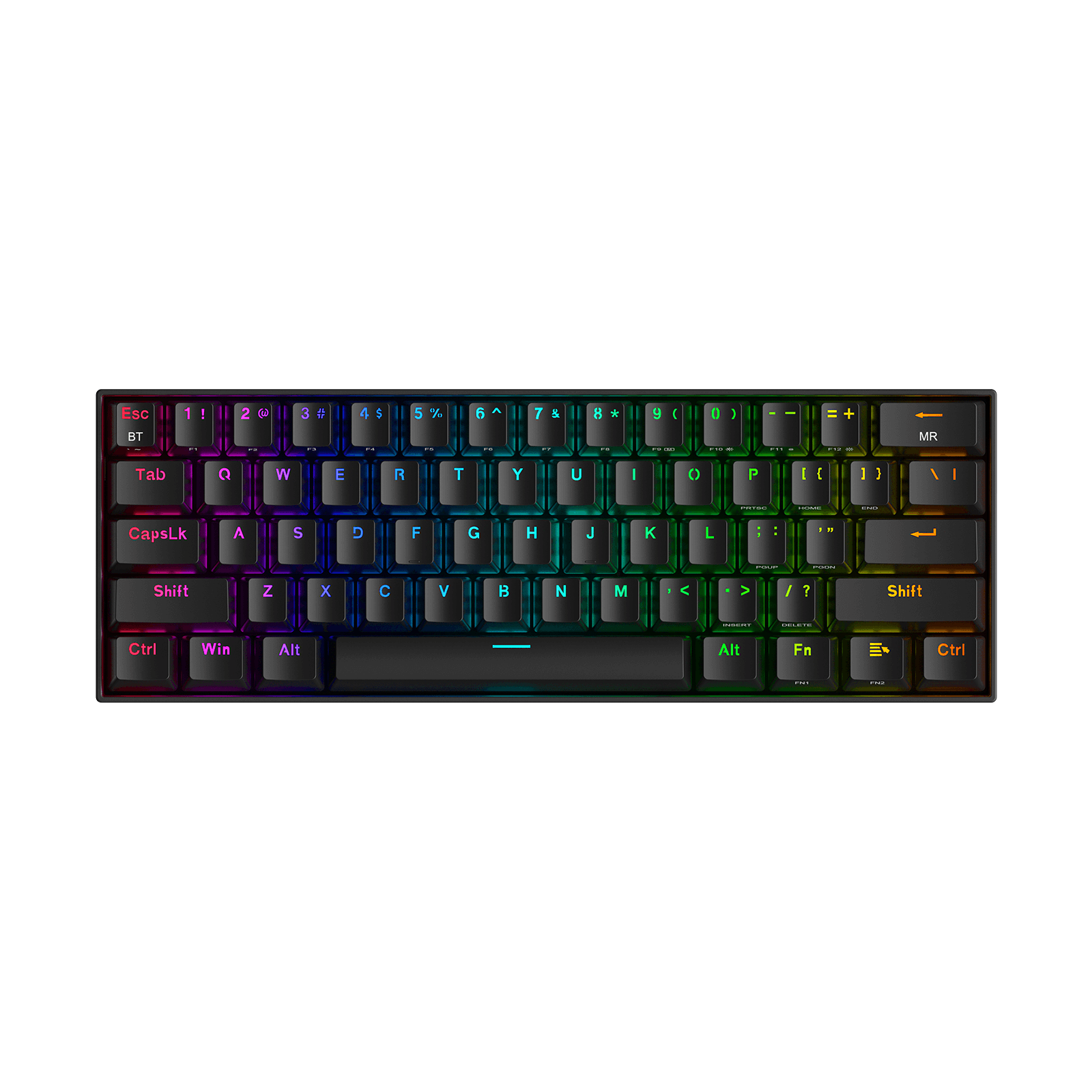 60% Compact bluetooth RGB Wireless Mechanical Keyboard