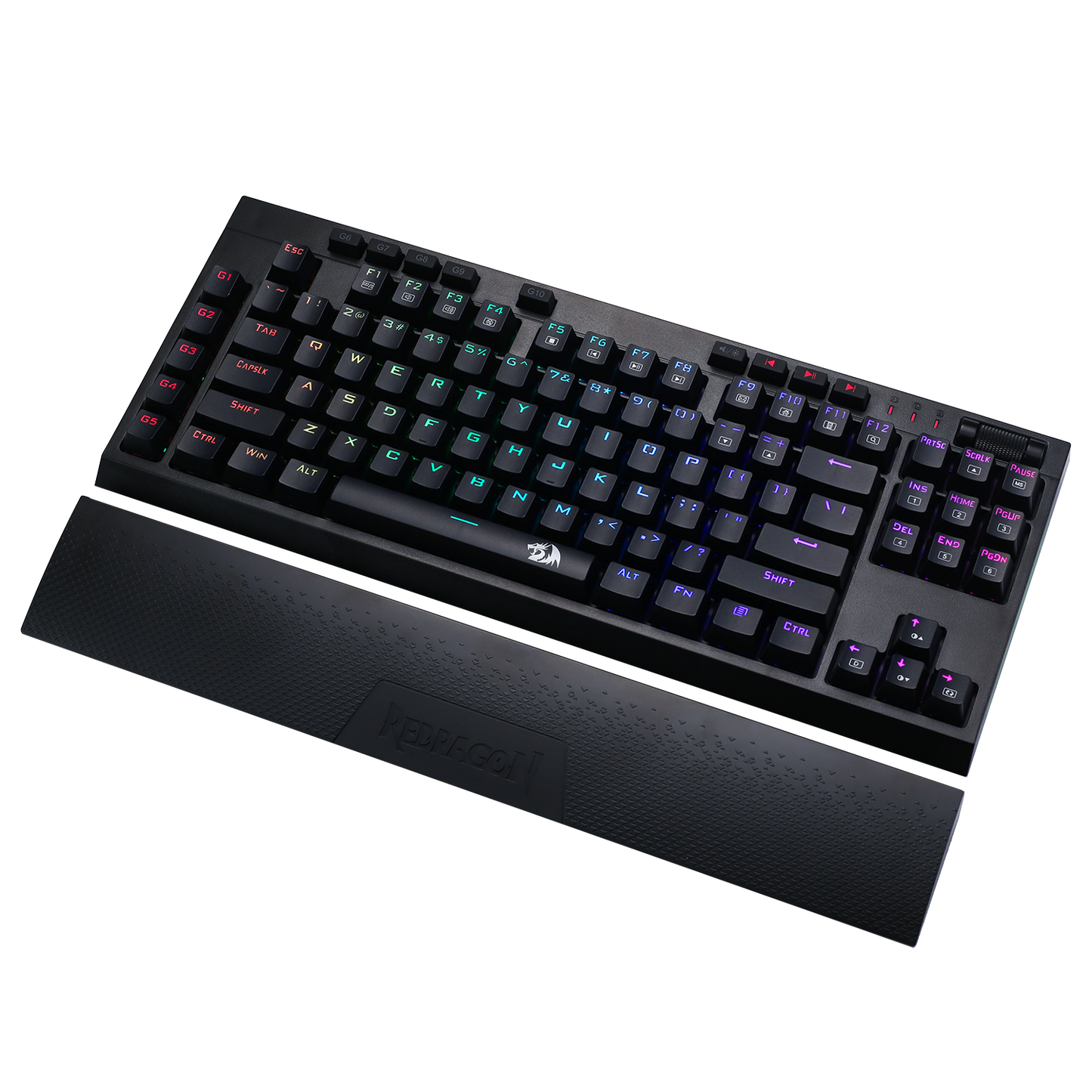 wireless tkl keyboard with wrist rest