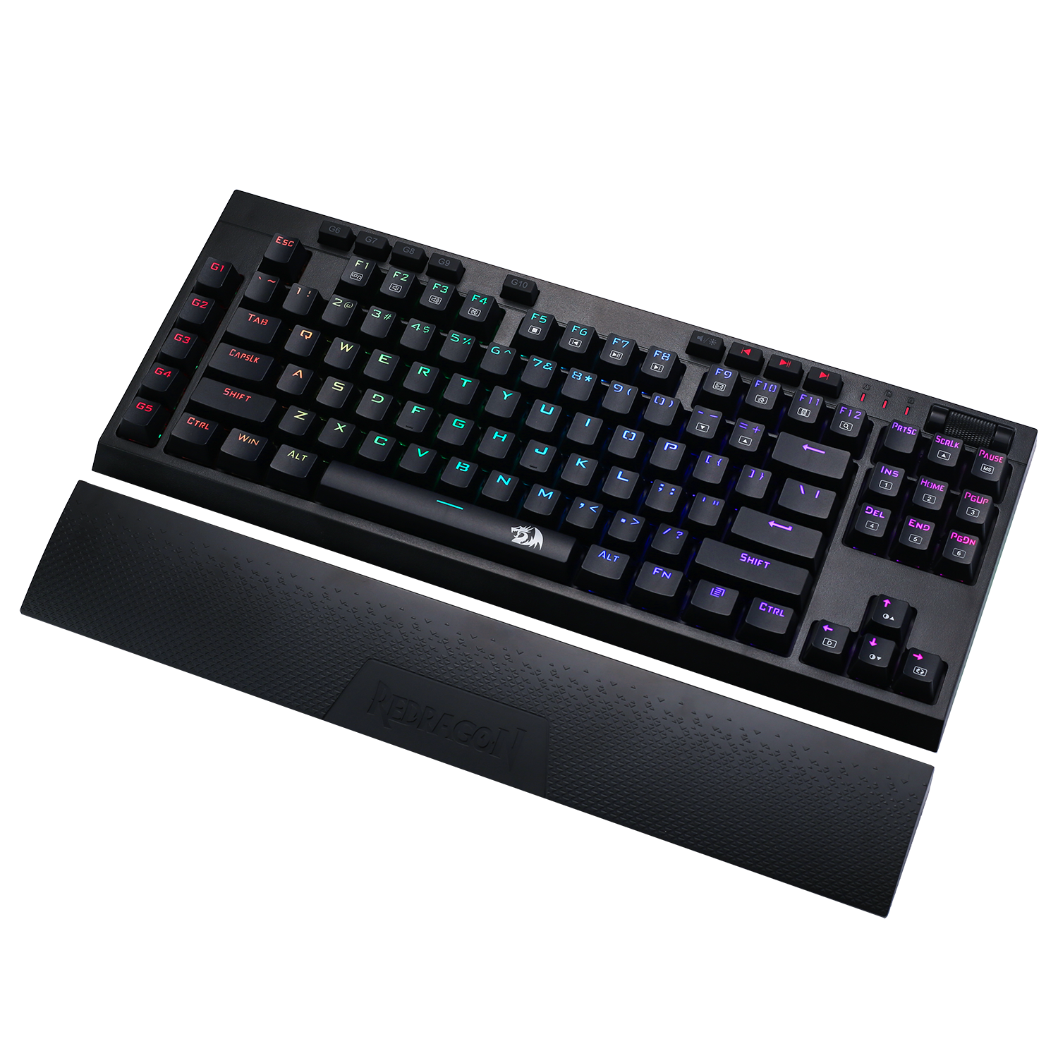 wireless tkl keyboard with wrist rest