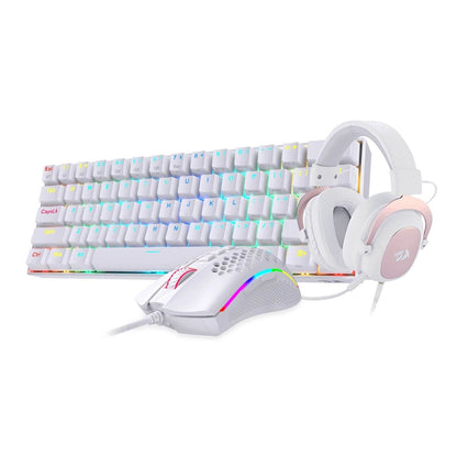 keyboard, headset and mouse combo