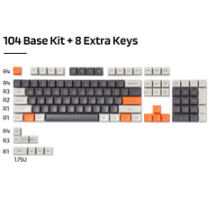 KDA Profile for ANSI Layout 61/68/84/87/104 Keys Mechanical Keyboard