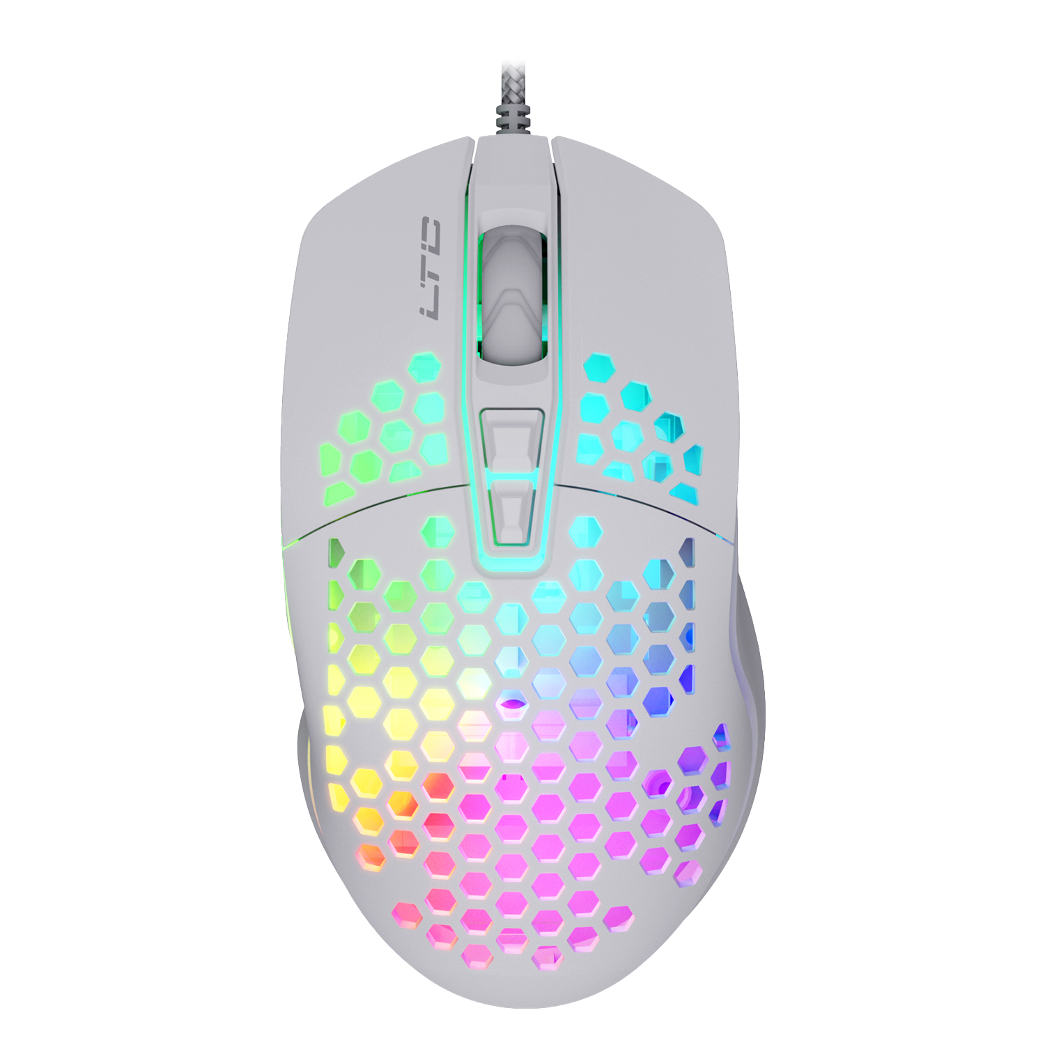 Redragon x LTC Wired RGB Gaming Mouse With Lightweight Honeycomb Shell