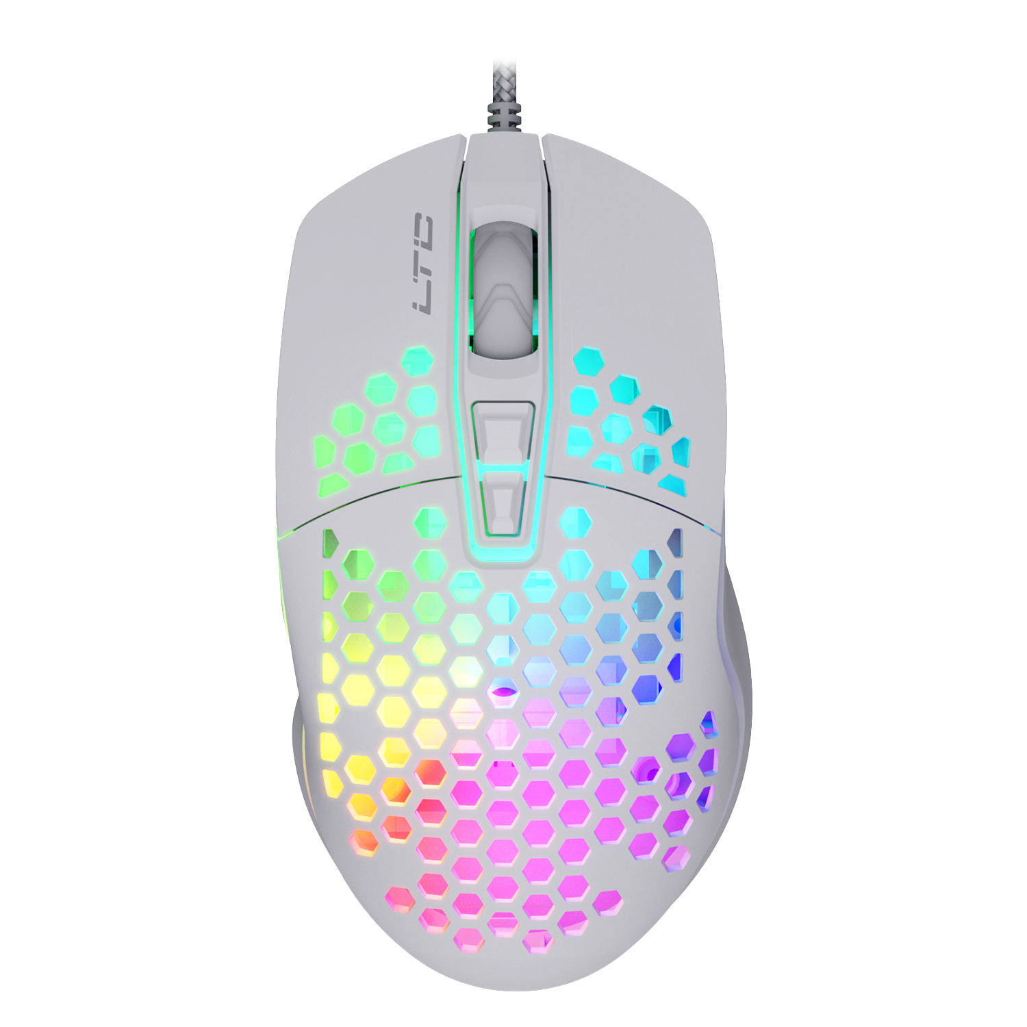 Llc Mouse LTC RGB Gaming Mouse | Lightweight Honeycomb Shell | 6400DPI | 6 ...