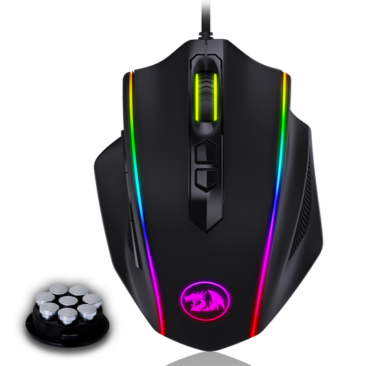 Redragon M720 VAMPIRE RGB Gaming Mouse with 5 DPI levels and 8 Macro Buttons