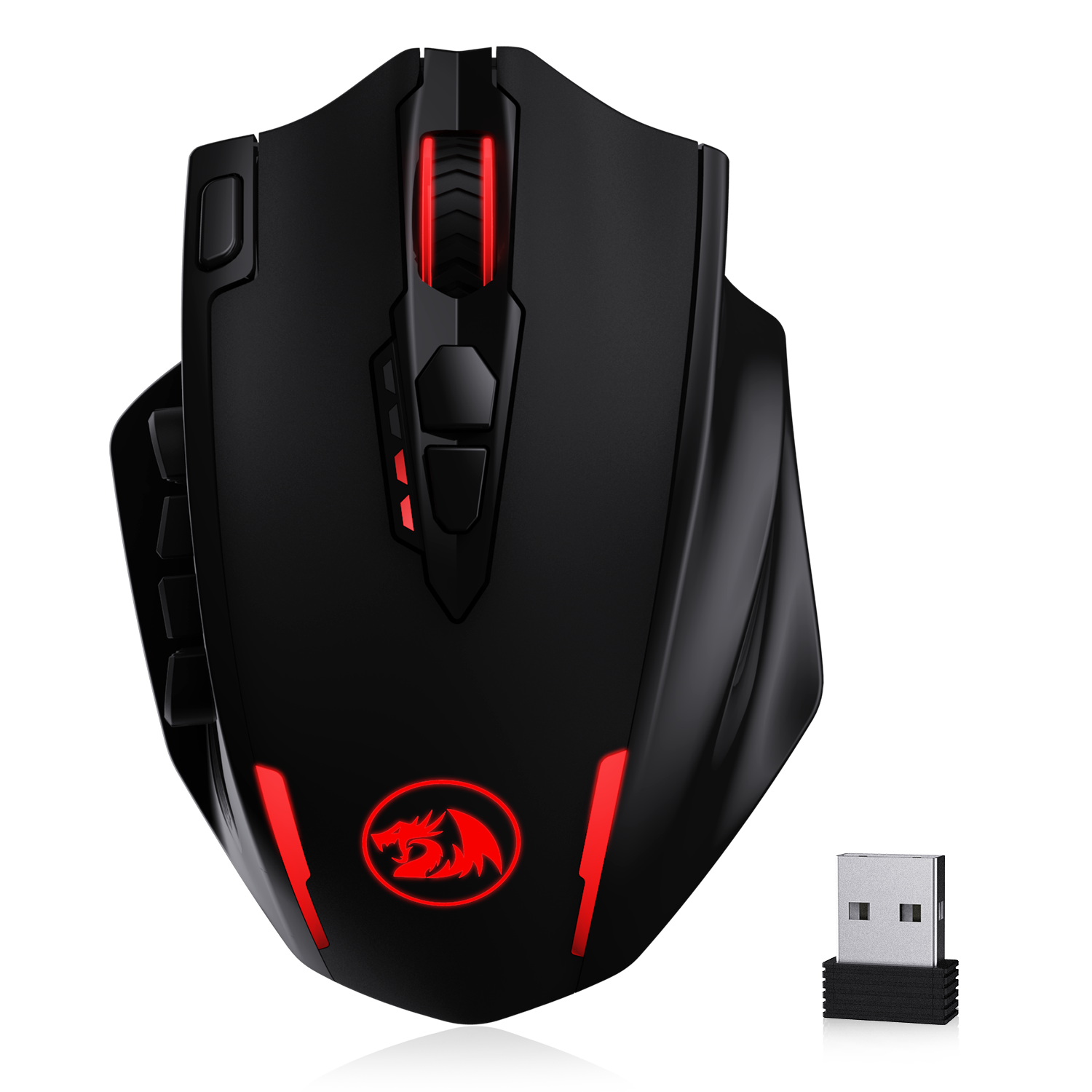 redragon wireless mmo mouse