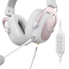 headset gaming pink
