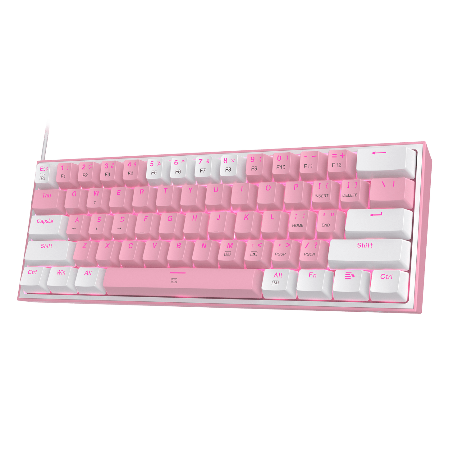 redragon k617 fizz pink