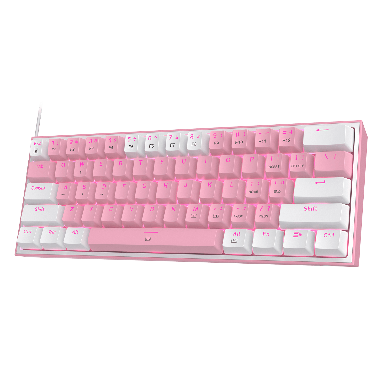 redragon k617 fizz pink