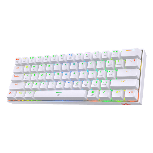 RedragonK630GamingKeyboardRedSwitchWhiteColorsmall keyboard gaming | show