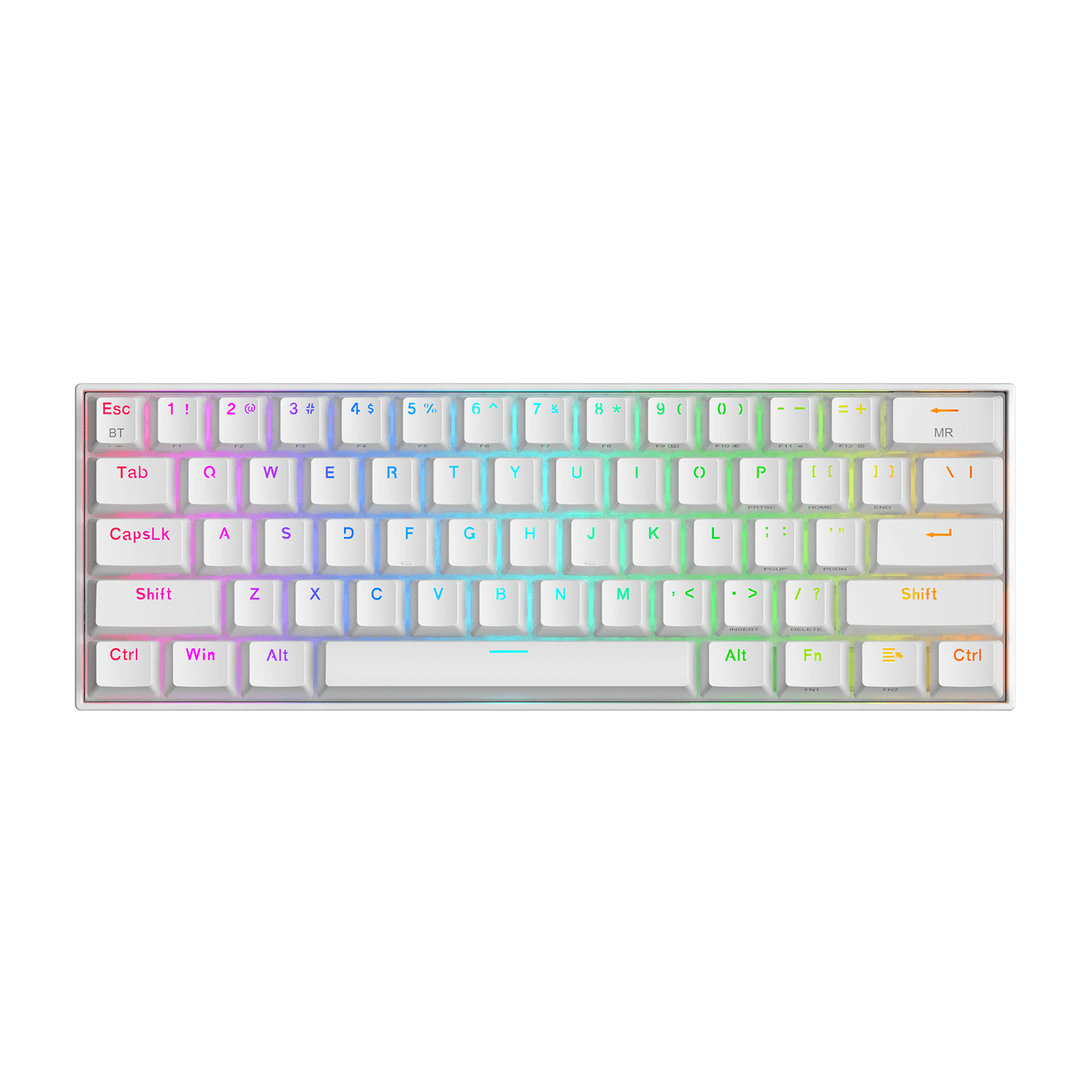 Anne Pro 2 60% 61 Keys Portable Mini Wireless bluetooth 5.0 Mechanical  Keyboard Office Gaming Keyboard Type-C Detachable Cable