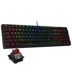 redragon gaming keyboard k582 with red switches