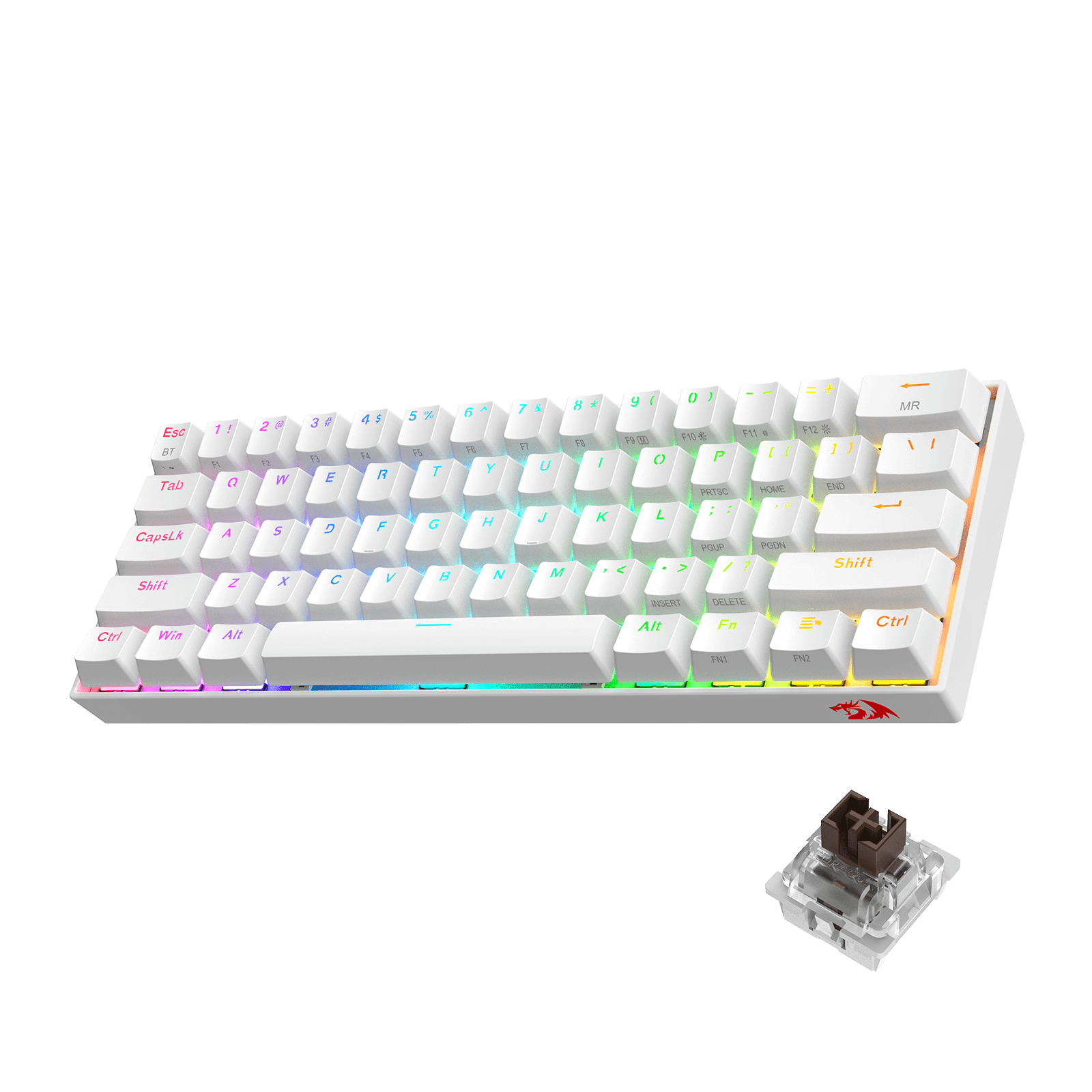 Redragon K530 PRO DRACONIC Wireless 60% Mini RGB Mechanical Keyboard