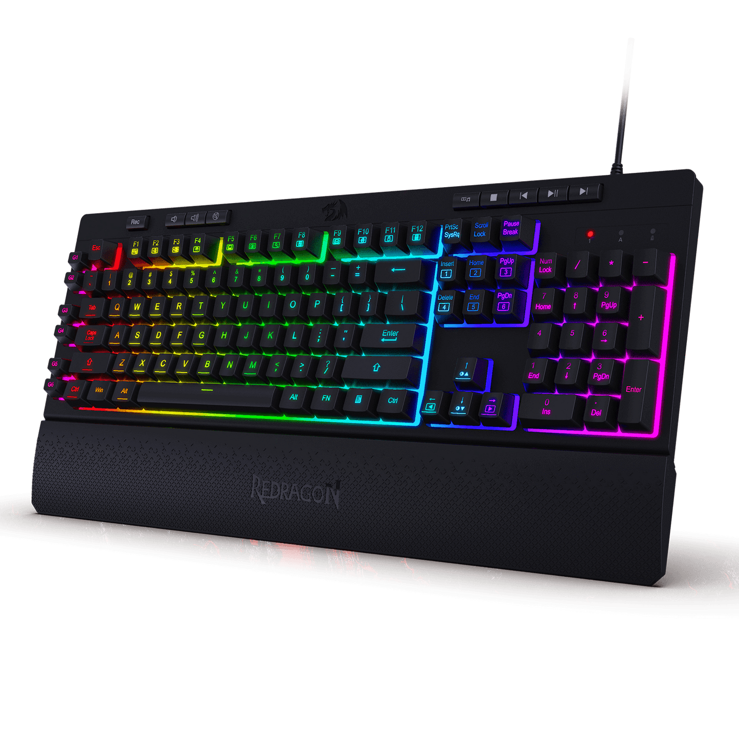 Redragon K512 Shiva RGB Backlit Membrane Gaming Keyboard