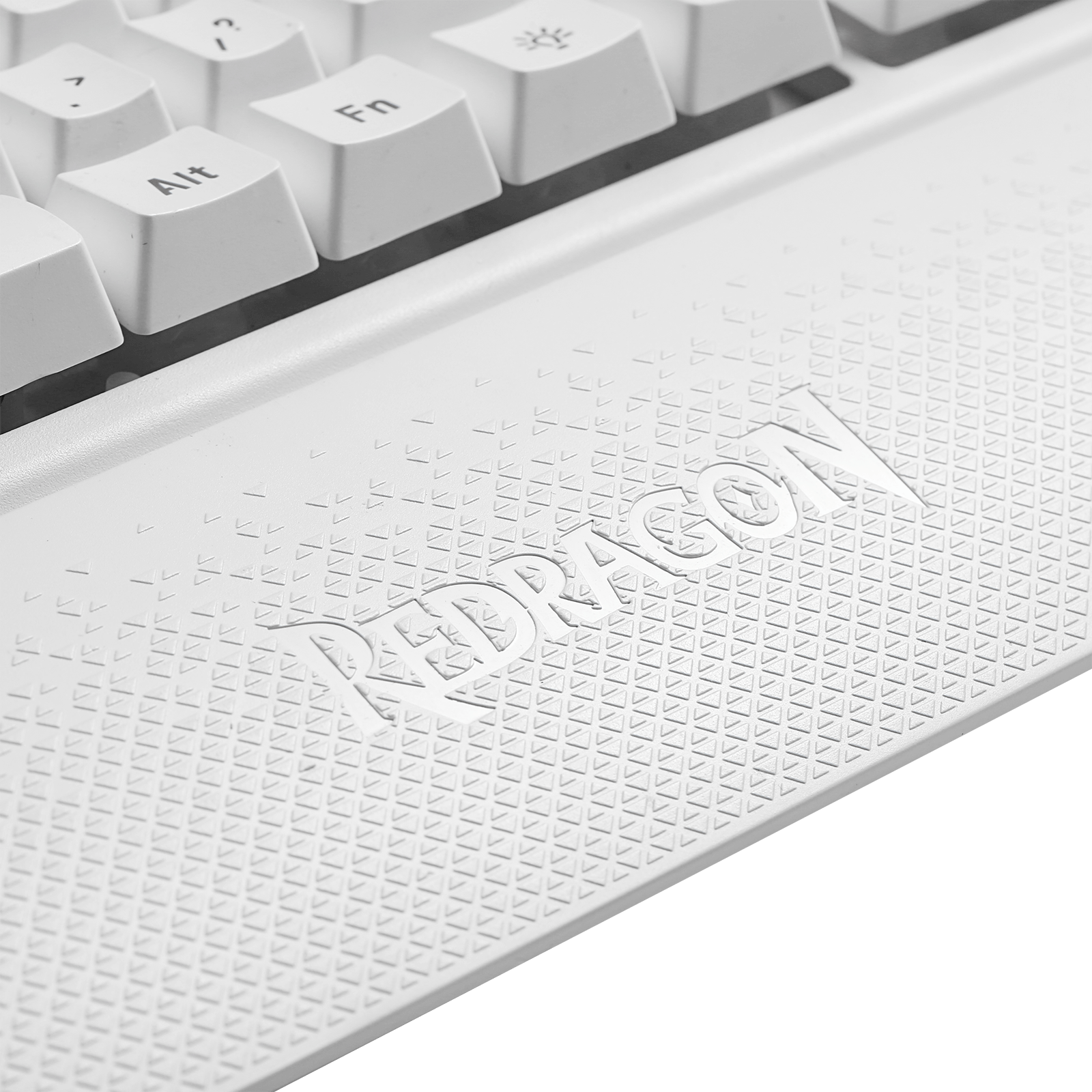 white keyboard led