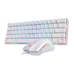 redragon 60 keyboard white and mouse combo
