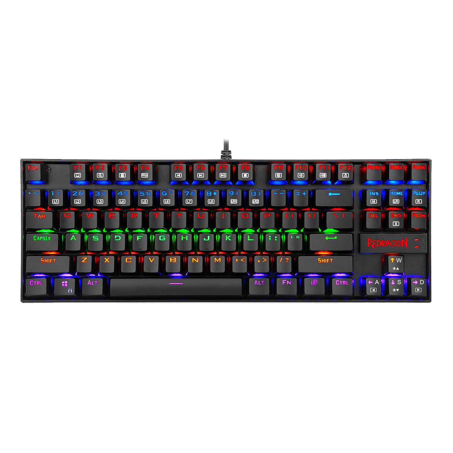Redragon KUMARA K552 RGB LED Rainbow Backlit Wired Mechanical Keyboard