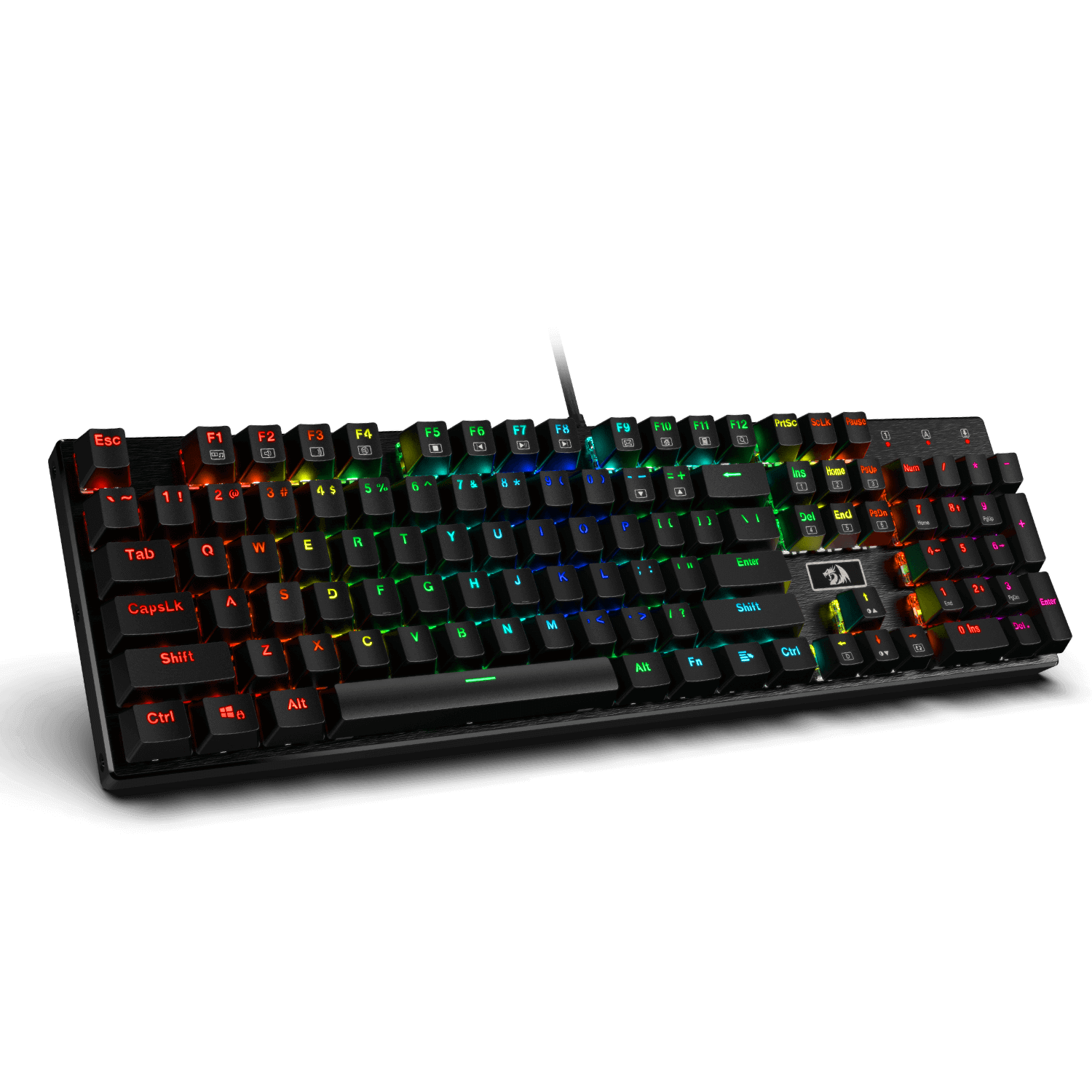 Redragon DEVARAJAS K556 RGB Mechanical Gaming Keyboard Red Switches (Open-Box)