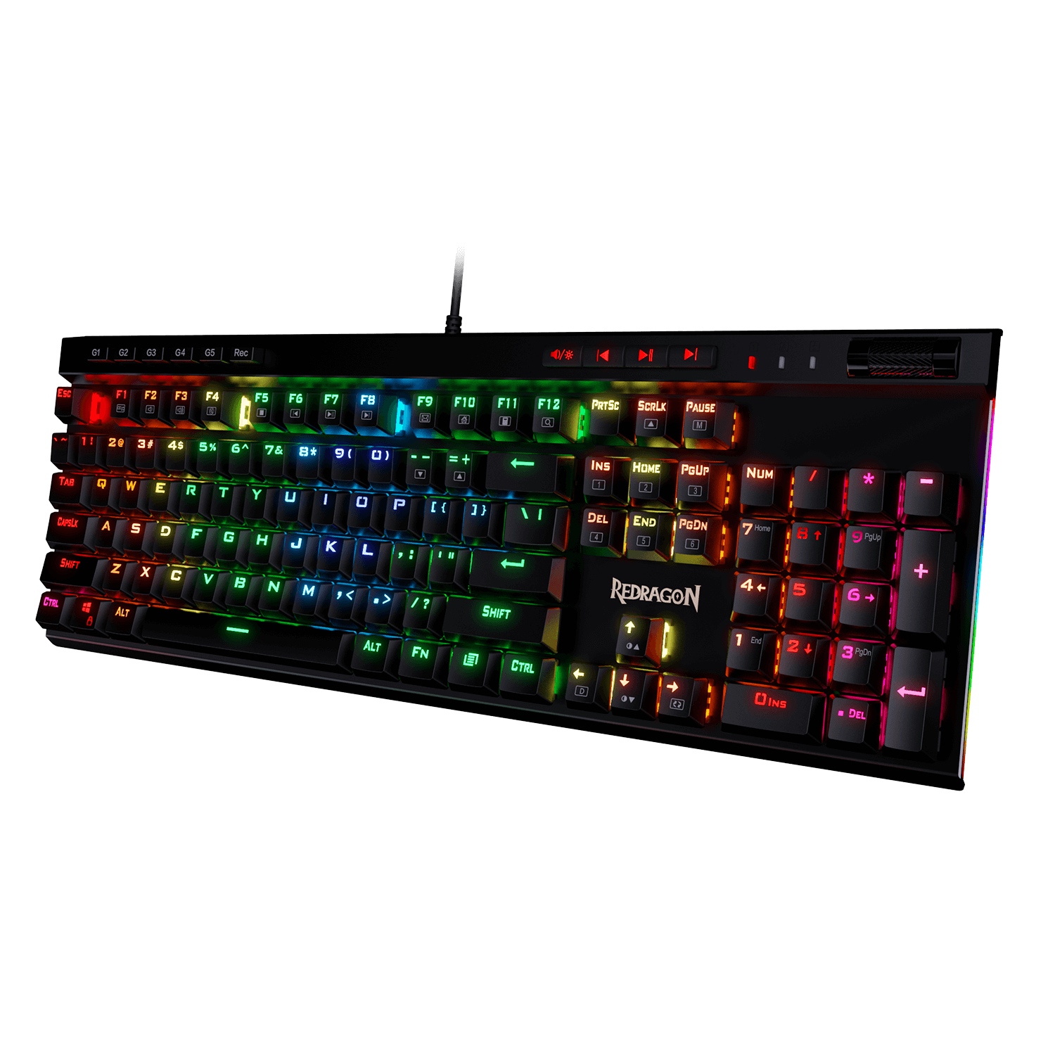 redragon k580 rgb gaming keyboard with brown switch (Open-box)