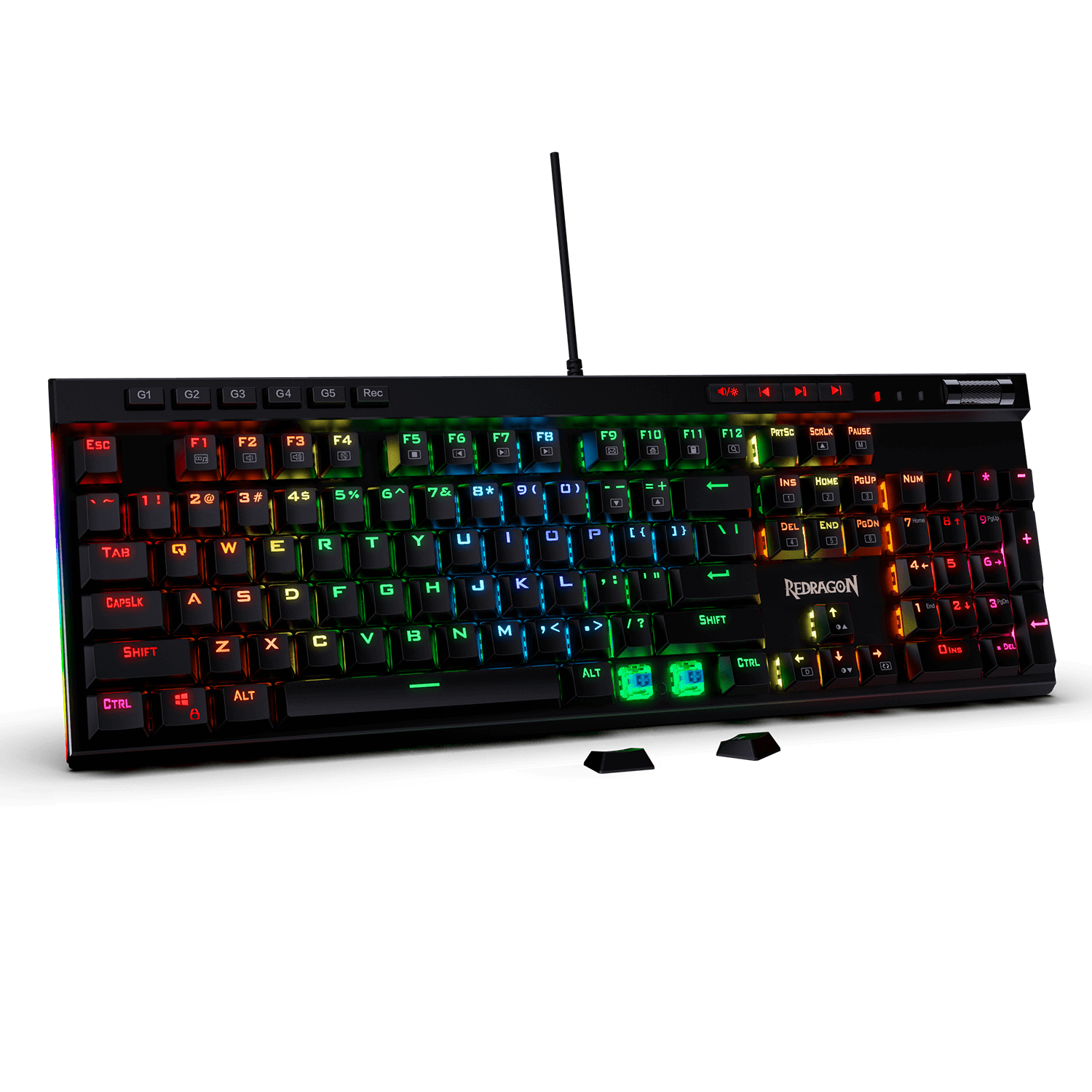Redragon K580 VATA RGB Backlit Mechanical Gaming Keyboard Macro