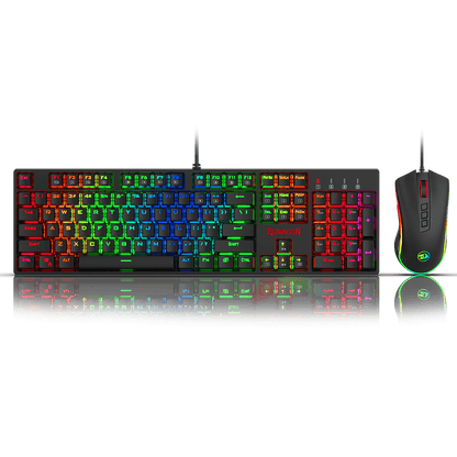 Redragon K582-BA Wired Mechanical Gaming Keyboard & M711 Cobra Gaming Mouse Combo