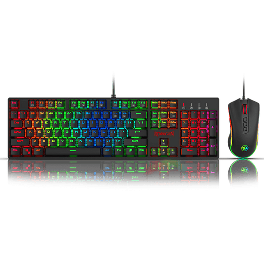 Redragon K582-BA Wired Mechanical Gaming Keyboard & M711 Cobra Gaming Mouse Combo