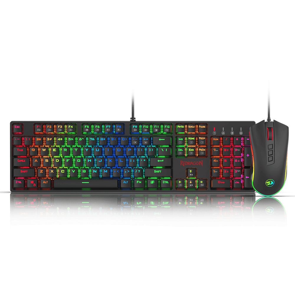 redragon k582-ba wired mechanical gaming keyboard