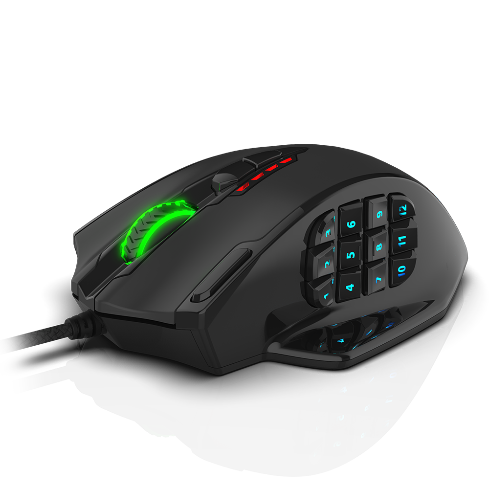 mmo mouse redragon