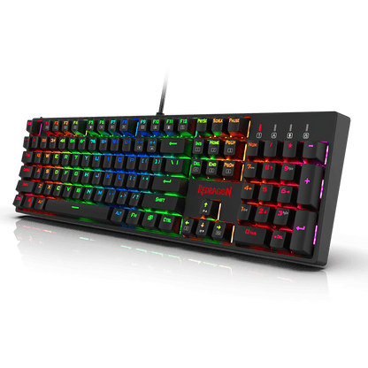 redragon k582 surara rgb led backlit mechanical gaming keyboard review