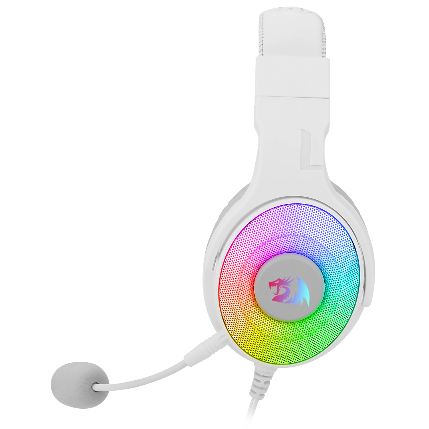 Redragon White RGB Gaming Headset PANDORA H350 for PC PS4 XBOX One NS Redragonshop