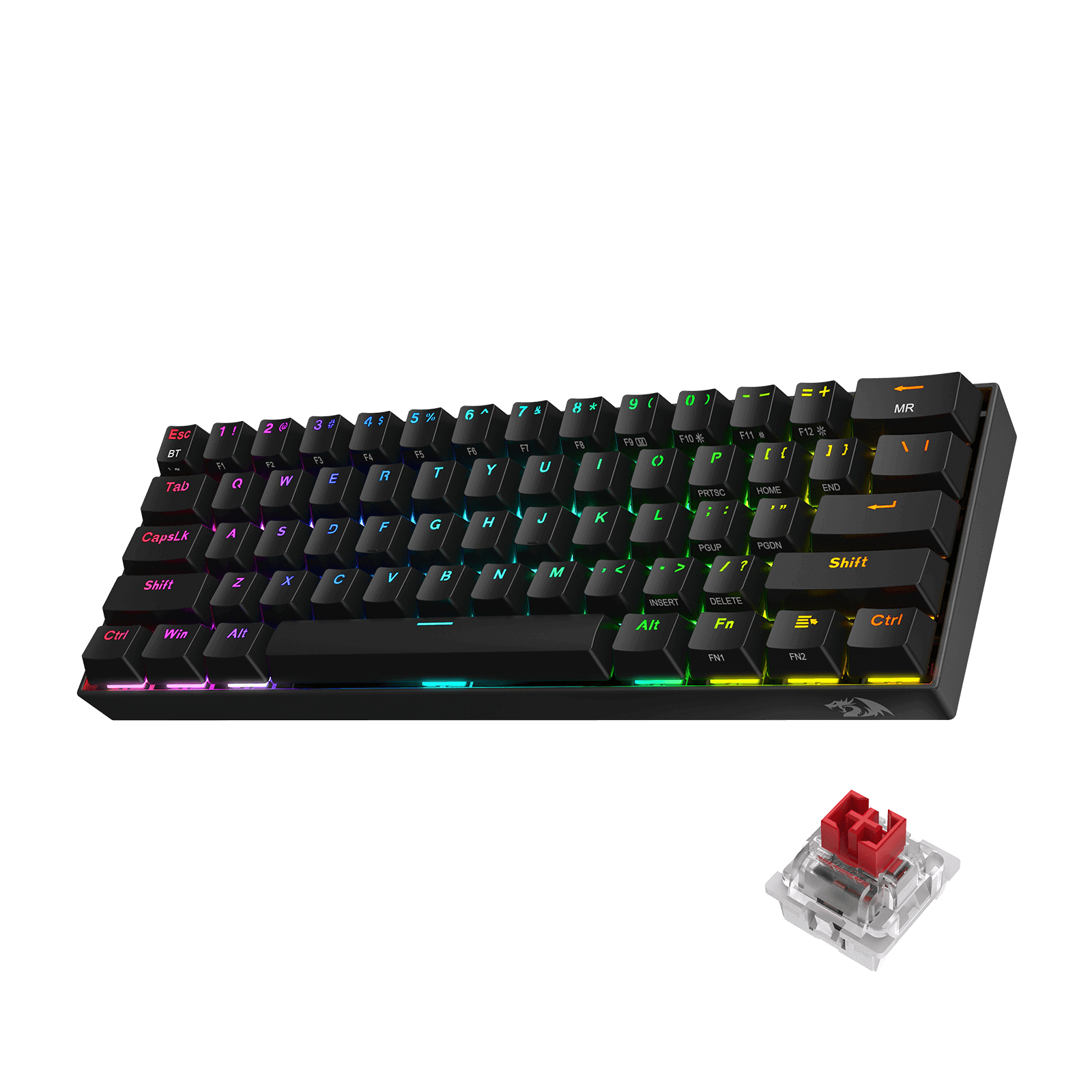 mini gaming keyboard redragon k530