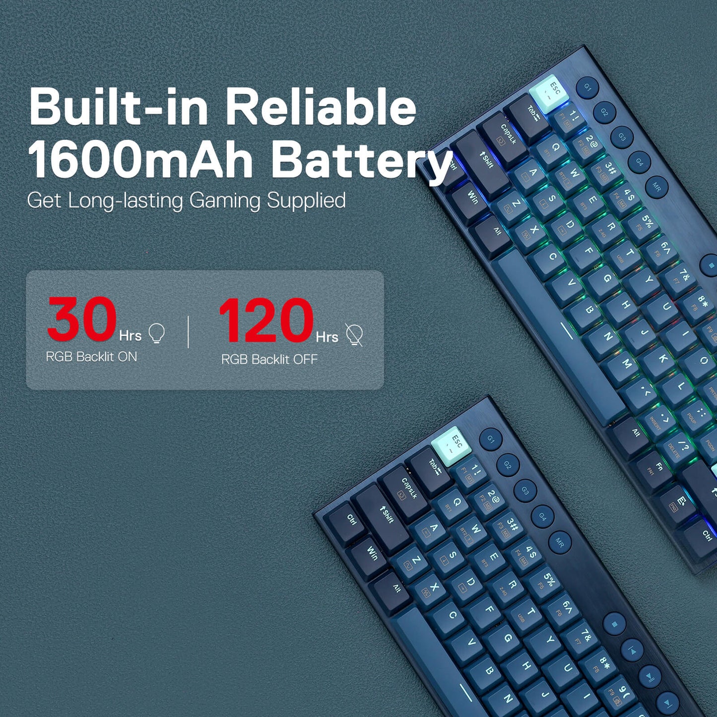 low profile wireless mechanical keyboard 